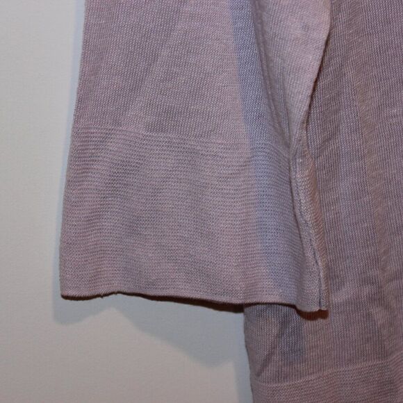 J. Jill Lilac Linen Blend  3/4 sleeve Sweater  Women's Size XL - Picture 5 of 12